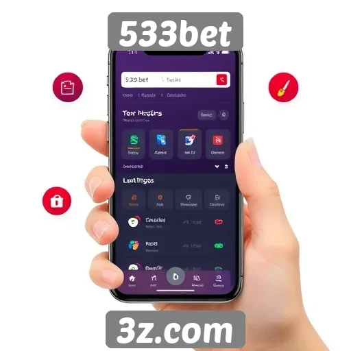 Funcionalidades do aplicativo móvel do 533bet