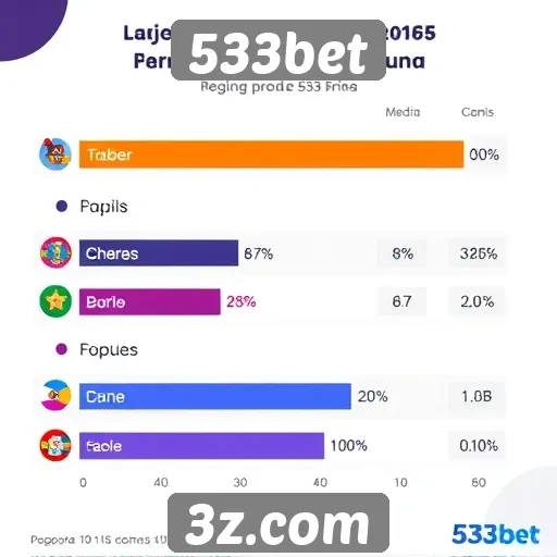 Estatísticas de jogos mais jogados no 533bet